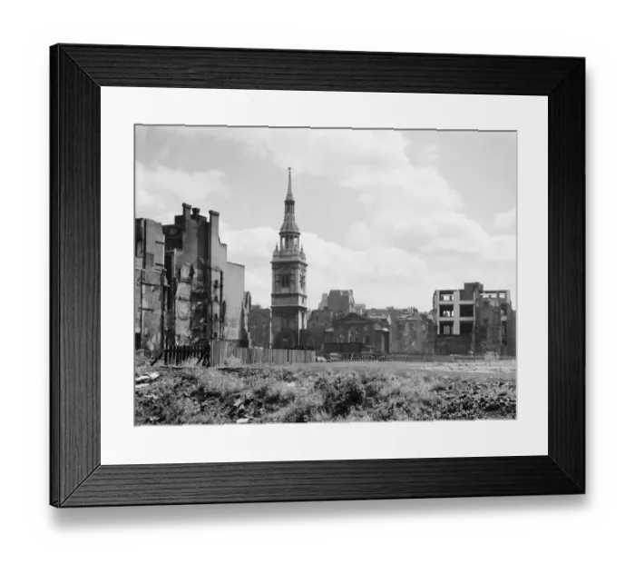 Framed Print : St Mary-le-Bow CXP01_01_081