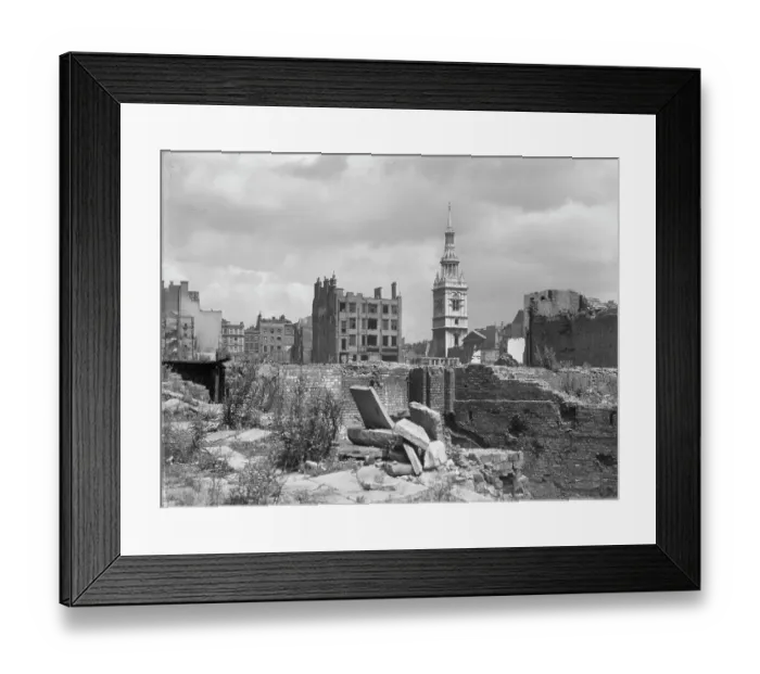 Framed Print : St Mary-le-Bow CXP01_01_082 Framed Print : St Mary-le-Bow CXP01_01_082
