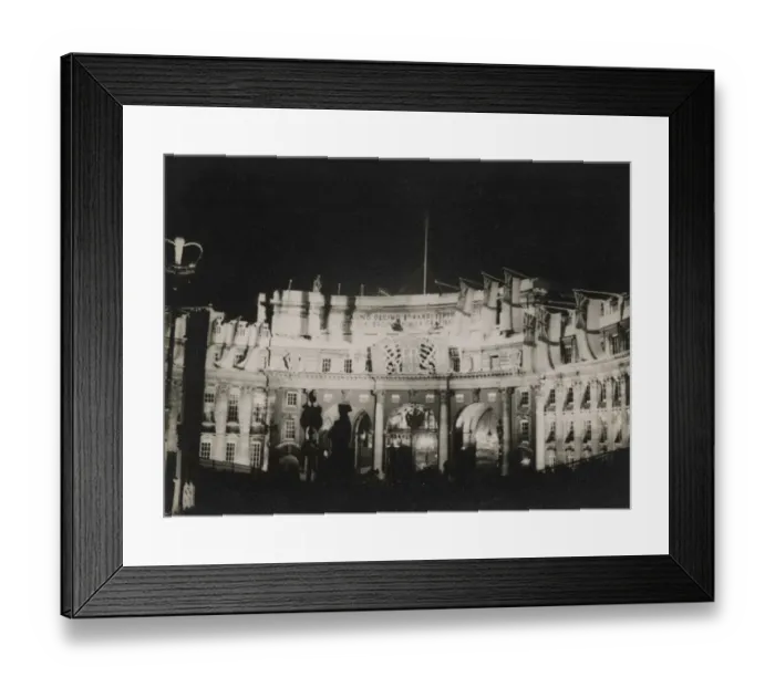 Framed Print : Coronation decorations JRU01_01_017