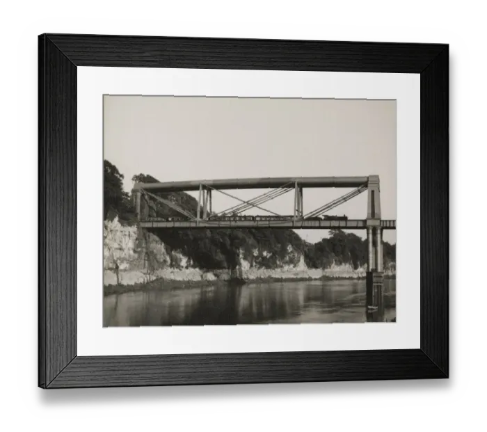 Framed Print : Chepstow Rail Bridge JRU01_01_190