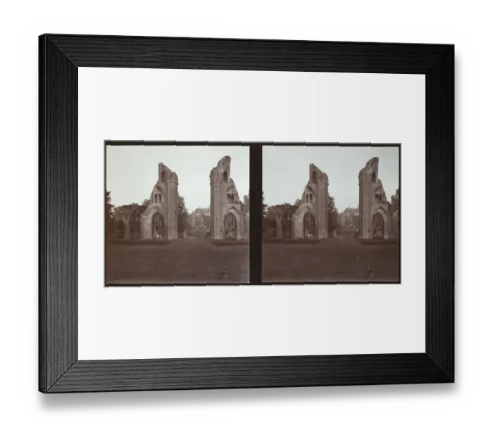 Framed Print : Glastonbury Abbey ZEH01_01_01