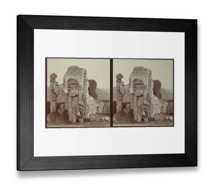 Framed Print : Corfe Castle ZEH01_01_04