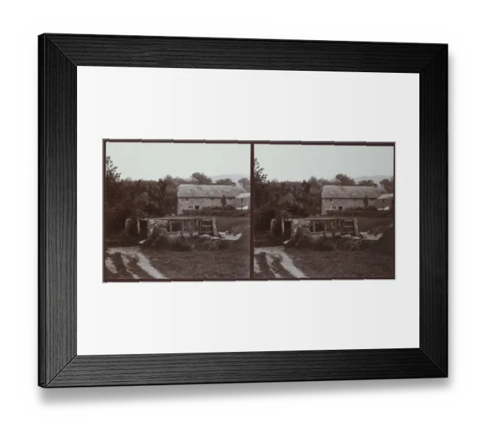 Framed Print : Uplyme Old Mill ZEH01_01_07