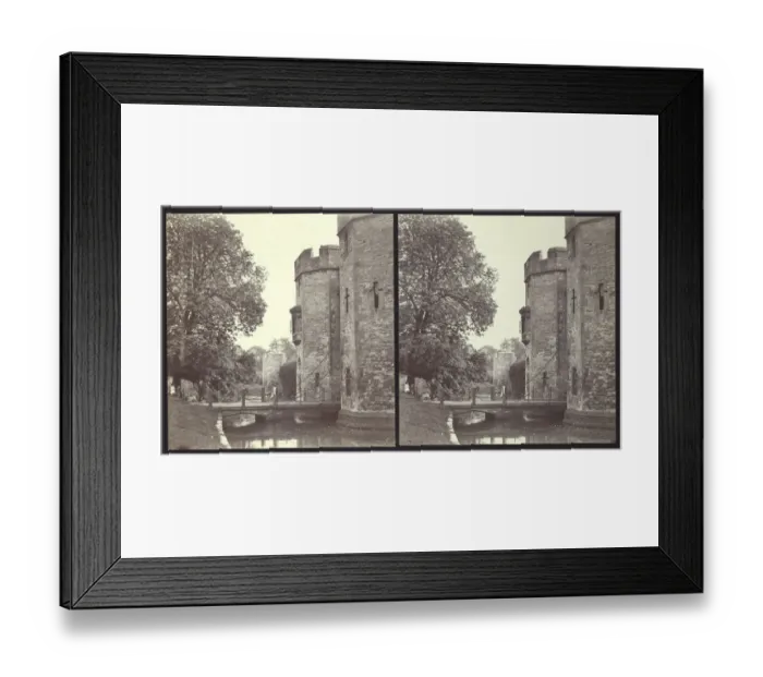 Framed Print : Wells Bishops Palace ZEH01_01_23