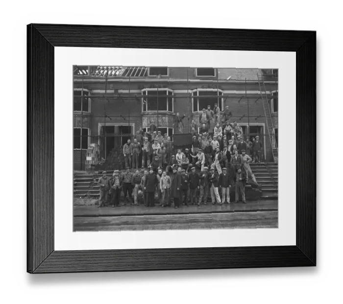 Framed Print : Rebuilding P_H00101_009 Framed Print : Rebuilding P_H00101_009