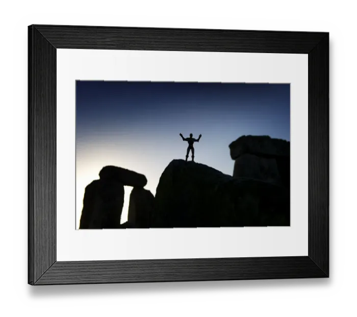 Framed Print : Stonehenge superhero DP149966