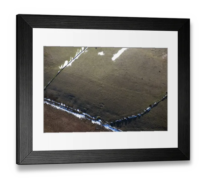 Framed Print : Practice trenches 28657_033 Framed Print : Practice trenches 28657_033