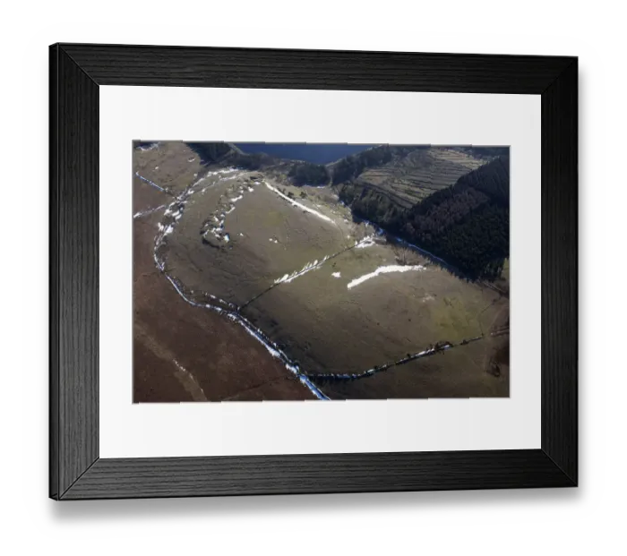 Framed Print : Practice trenches 28657_035 Framed Print : Practice trenches 28657_035