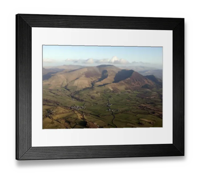 Framed Print : aerial landscape Framed Print : aerial landscape