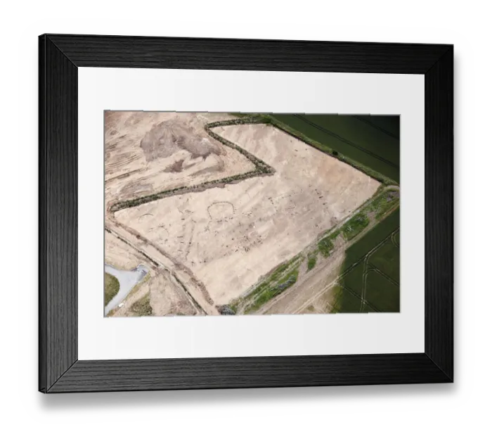 Framed Print : Excavations near Scarborough 28753_019 Framed Print : Excavations near Scarborough 28753_019