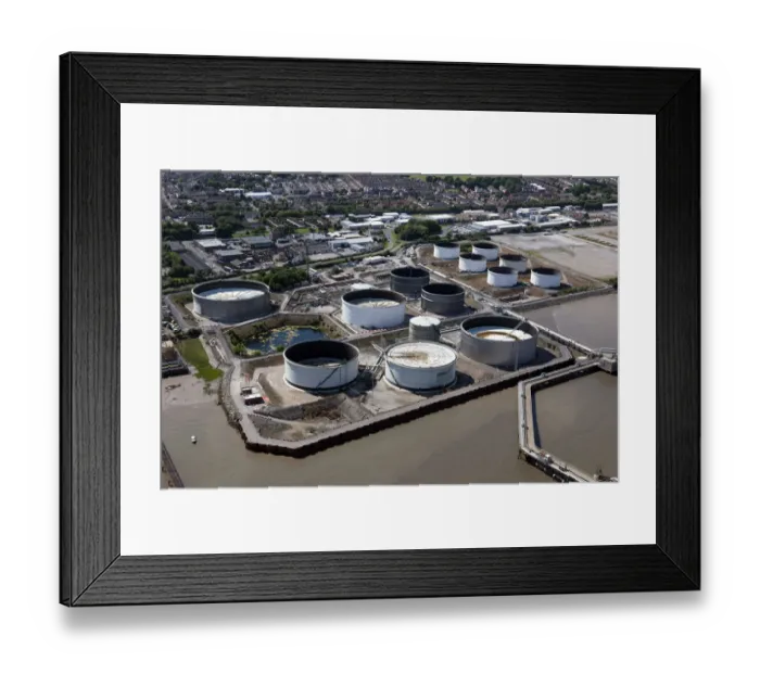 Framed Print : Tranmere Oil Terminal 28763_044