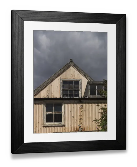 Framed Print : Corrugated iron school DP183955