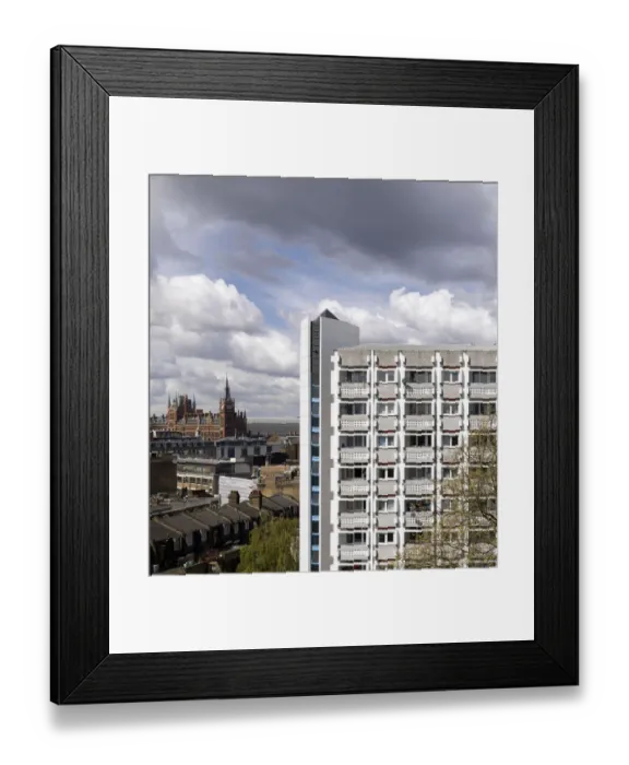Framed Print : Weston Rise Estate DP183291