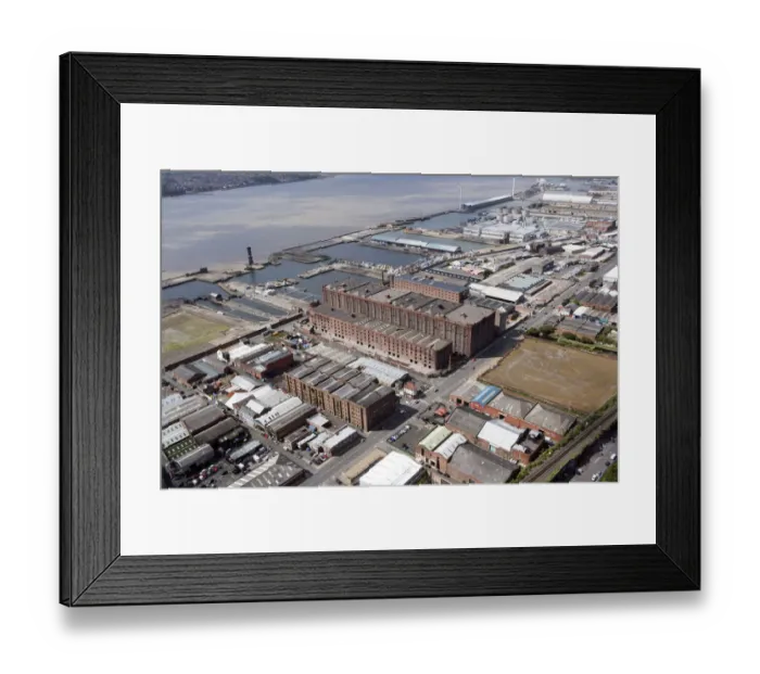 Framed Print : Stanley Dock 28765_005 Framed Print : Stanley Dock 28765_005