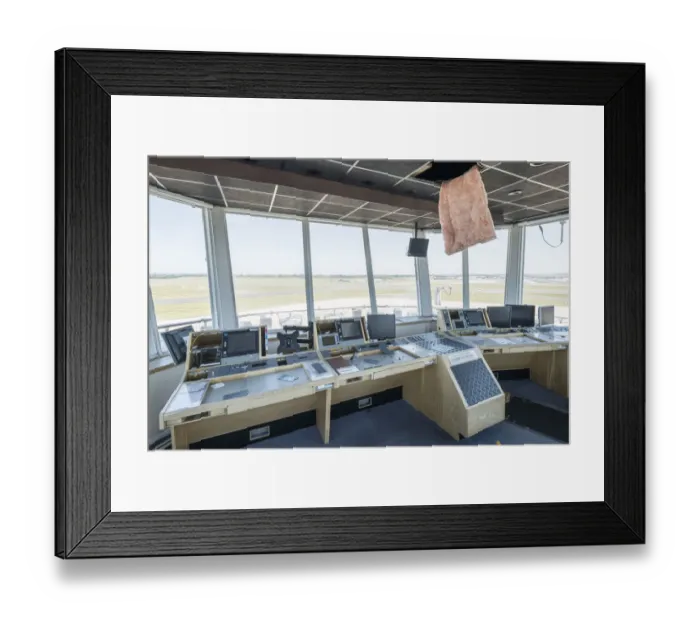 Framed Print : Control tower DP218791