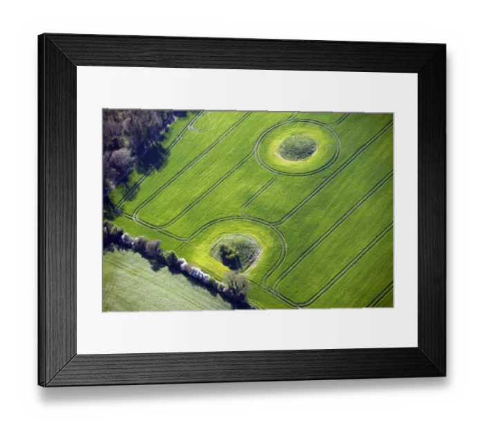 Framed Print : North Hill barrows 29545_026