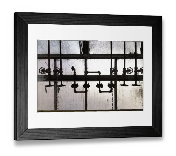 Framed Print : Purge valves DP221215