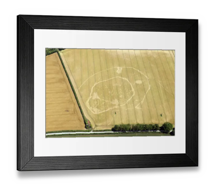 Framed Print : South Wonston cropmark 29800_022