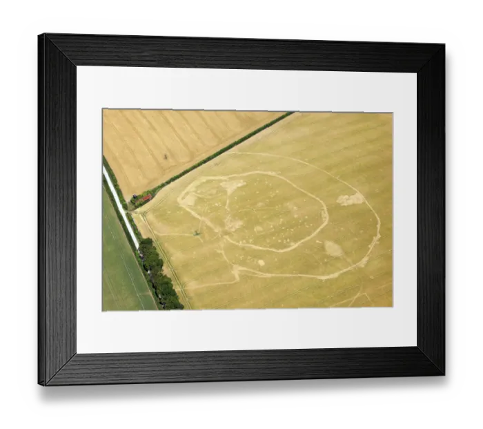 Framed Print : South Wonston cropmark 29800_026 Framed Print : South Wonston cropmark 29800_026