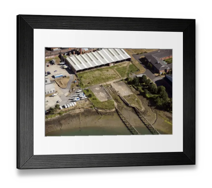 Framed Print : Haslar Gunboat Yard 33563_049
