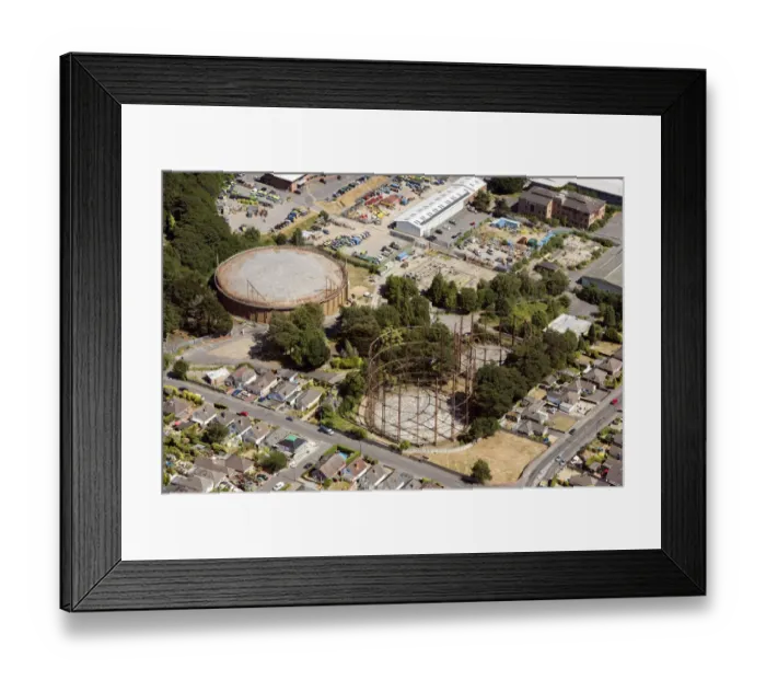 Framed Print : Branksome Gas Works 33558_029