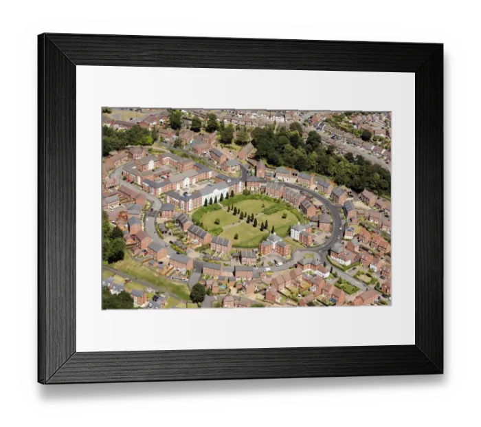 Framed Print : New housing estate 33660_051 Framed Print : New housing estate 33660_051