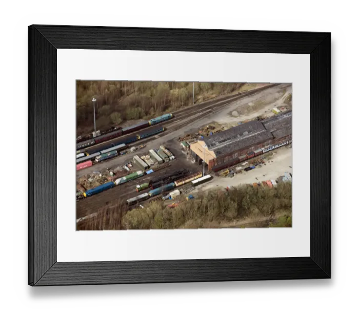 Framed Print : Buckley Wells rail depot 33761_033