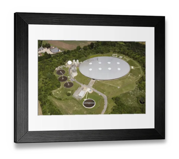 Framed Print : Waste Water Treatment Centre 33765_026