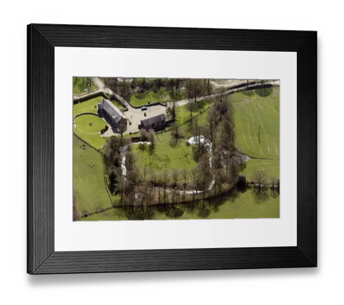 Framed Print : Old Hall moated site 33762_057