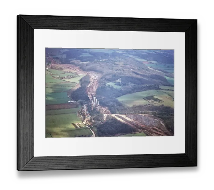 Framed Print : M5 Motorway construction JEH_22055_046 Framed Print : M5 Motorway construction JEH_22055_046