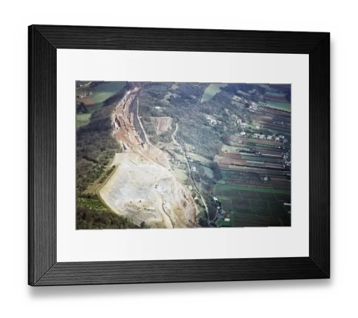 Framed Print : M5 Motorway construction JEH_22055_050 Framed Print : M5 Motorway construction JEH_22055_050