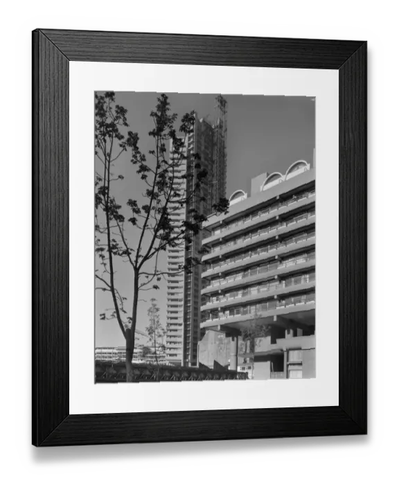 Framed Print : Barbican construction - Cromwell Tower JLP01_08_082602
