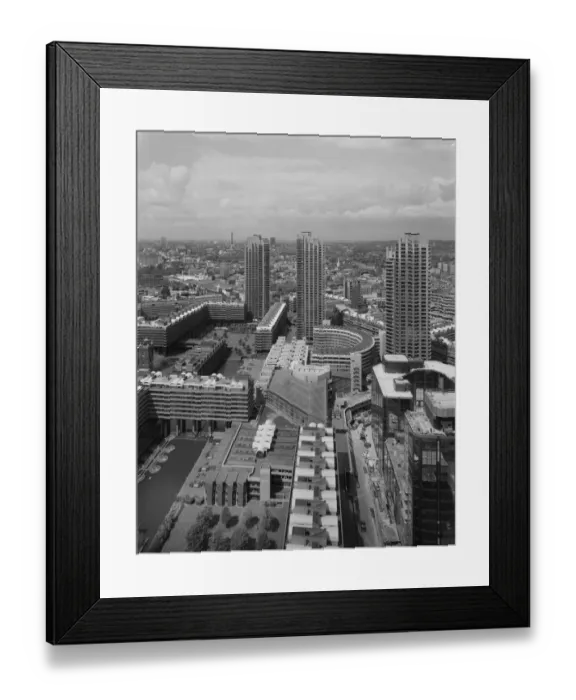 Framed Print : Barbican construction nearing completion JLP01_09_811240