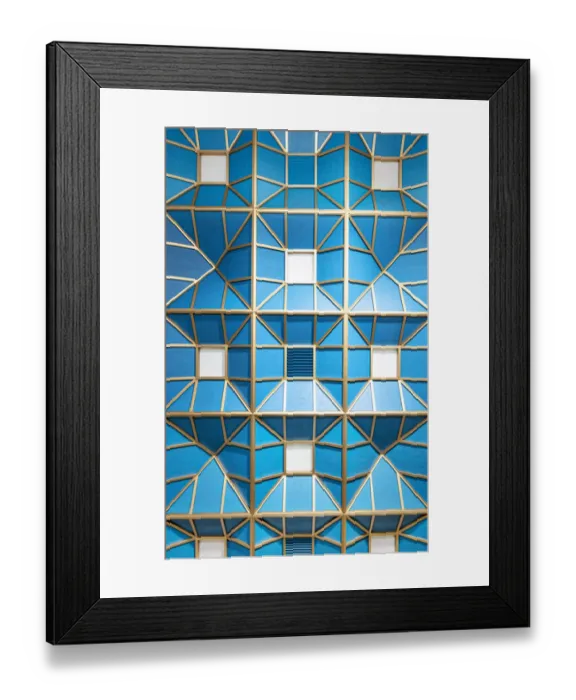 Framed Print : Blue and gold ceiling DP233955