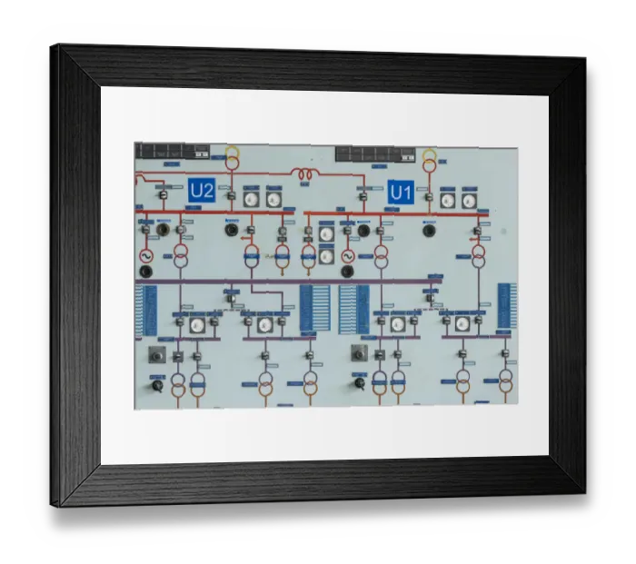 Framed Print : Control panel detail DP235275 Framed Print : Control panel detail DP235275