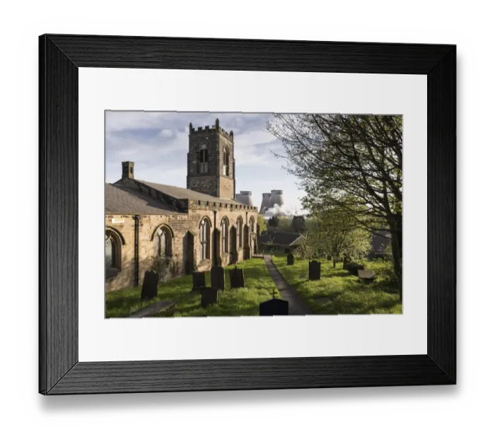 Framed Print : Brotherton Church DP235327 Framed Print : Brotherton Church DP235327