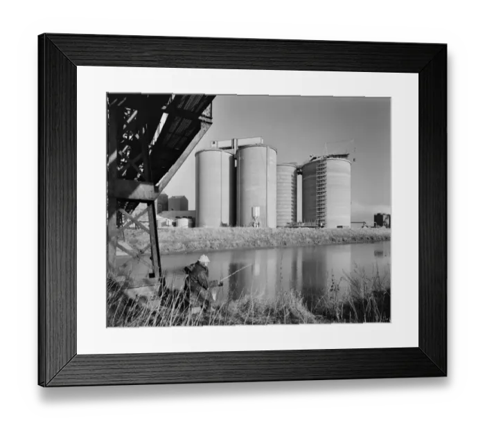 Framed Print : Bardney Sugar Factory JLP01_09_830104