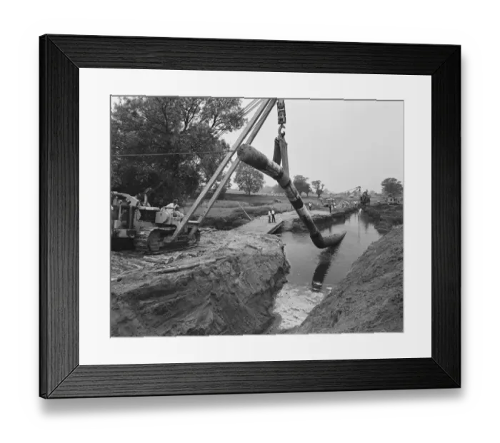 Framed Print : Barlaston pipeline JLP01_08_084420 Framed Print : Barlaston pipeline JLP01_08_084420