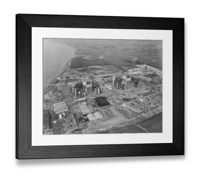 Framed Print : Berkeley Power Station from the air 1960 JLP01_08_056848a