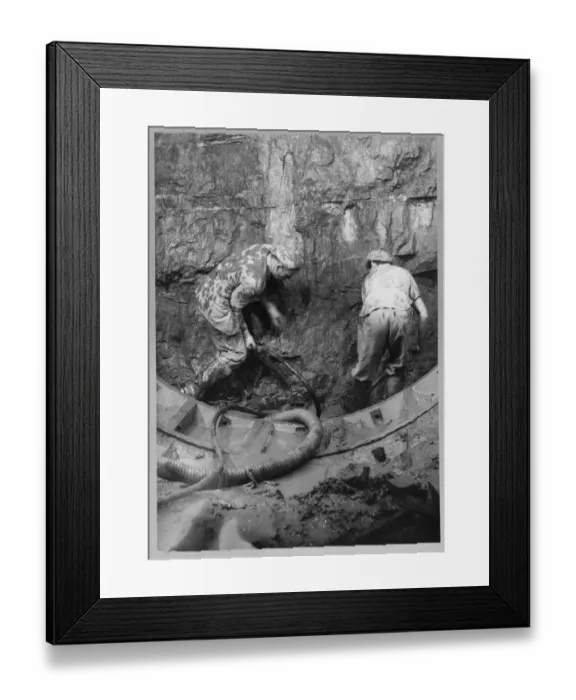 Framed Print : The cooling water tunnel JLP01_01_078_01