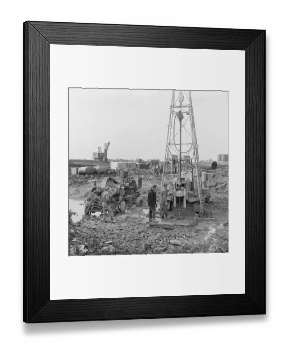 Framed Print : Mobile drilling gig JLP01_08_049141