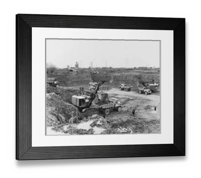 Framed Print : Ecavating Reactor 2 JLP01_01_074_07