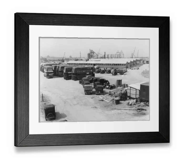 Framed Print : Parking at the office JLP01_01_075_02