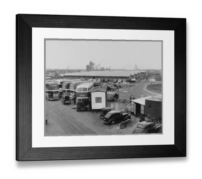Framed Print : Parking at the office JLP01_01_075_38
