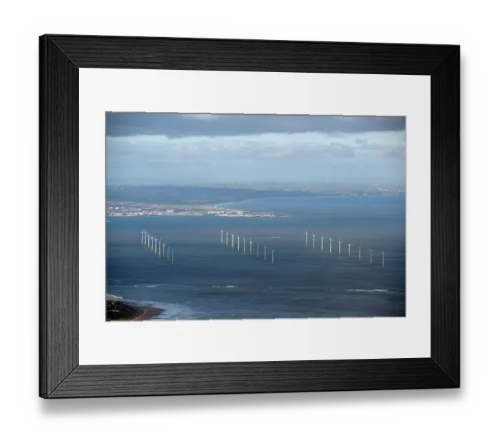 Framed Print : Teesside Wind Farm 28839_001