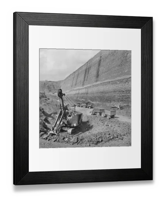 Framed Print : Carringtons Coppice Opencast Colliery JLP01_08_001293