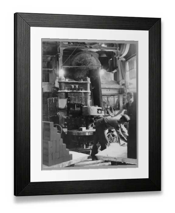 Framed Print : Brisco Brickworks JLP01_01_117_42
