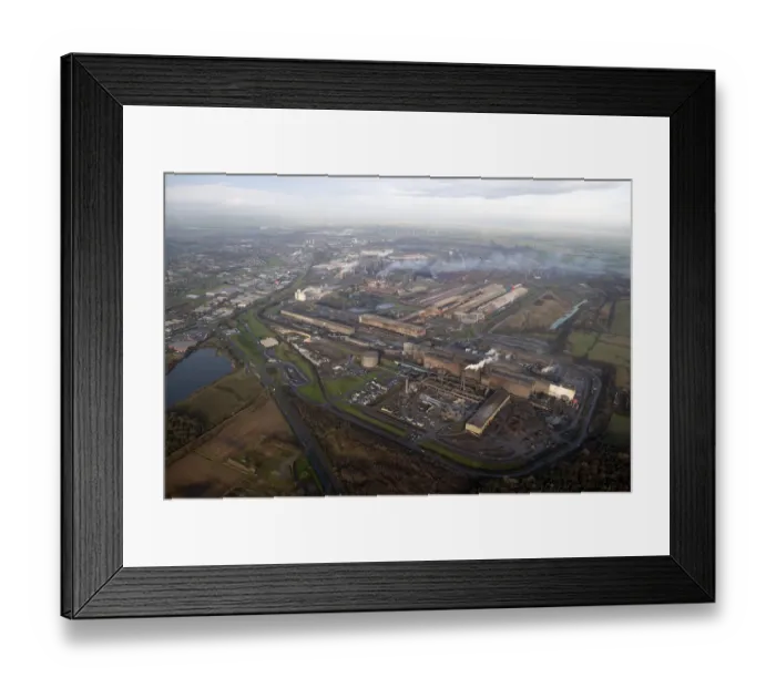 Framed Print : Scunthorpe Steel Works 28843_074 Framed Print : Scunthorpe Steel Works 28843_074