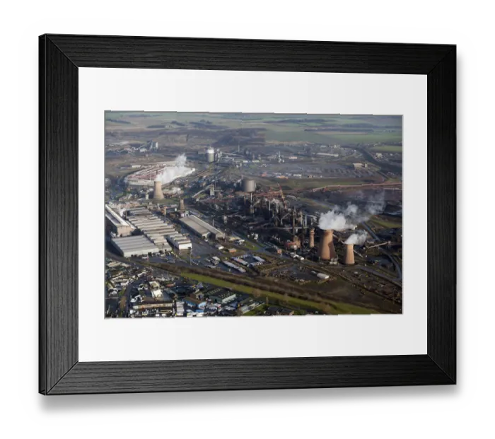 Framed Print : Scunthorpe Steel Works 28841_021