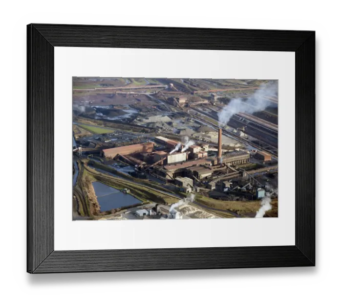 Framed Print : Scunthorpe Steel Works 28841_022